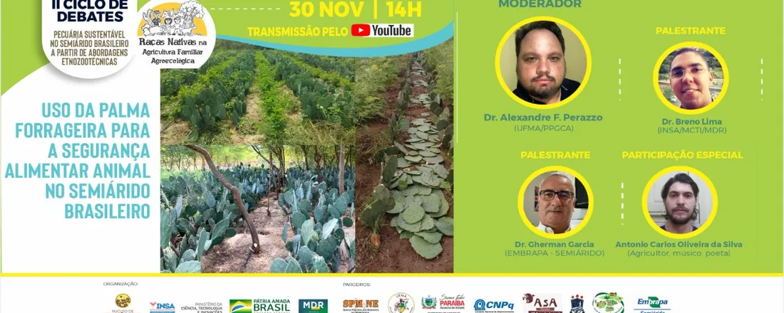 “Uso da Palma Forrageira para a Segurança Alimentar Animal no Semiárido Brasileiro”