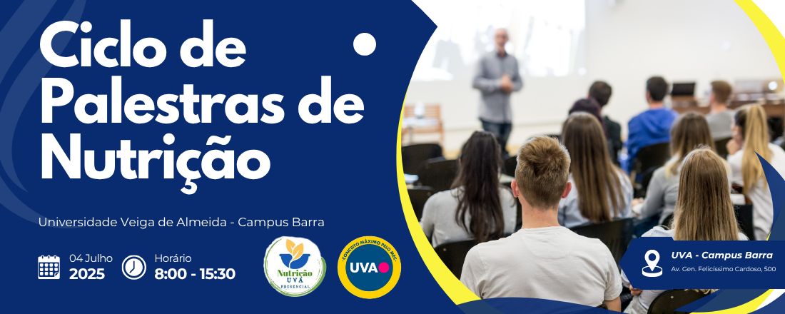 10° Ciclo de Palestras de Nutrição - UVA