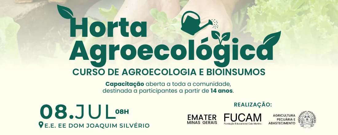 Capacitação em Agroecologia e Bioinsumos - Conselheiro Mata