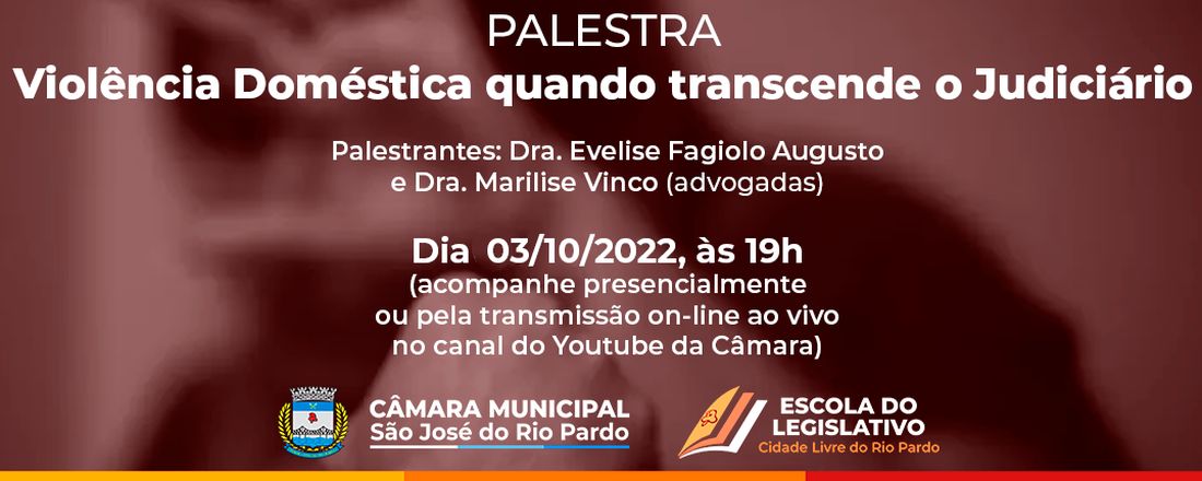 Palestra - Violência Doméstica quando transcende o Judiciário