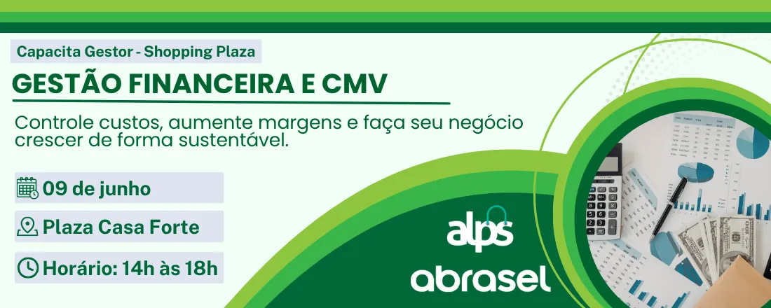 Capacita Gestor (Shop. Plaza) - Gestão Financeira e CMV