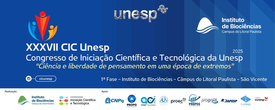 XXXVII Congresso de Iniciação Científica da Unesp - Instituto de Biociências/Campus do Litoral Paulista