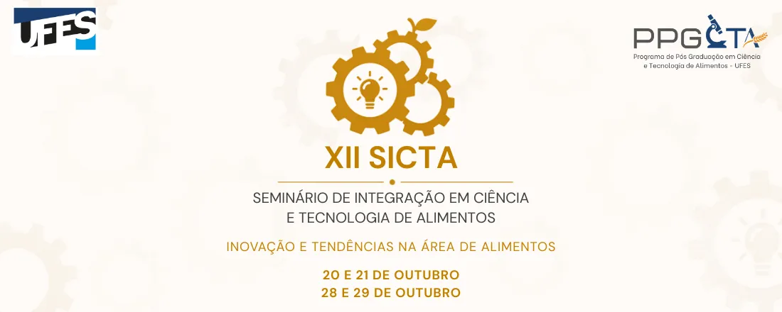 XII SEMINÁRIO DE INTEGRAÇÃO EM CIÊNCIA E TECNOLOGIA DE ALIMENTOS