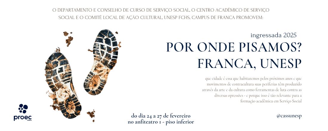 POR ONDE PISAMOS? FRANCA, UNESP