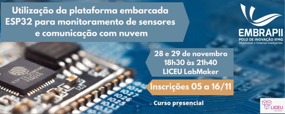 Utilização da plataforma embarcada ESP32 para monitoramento de sensores e comunicação com a nuvem