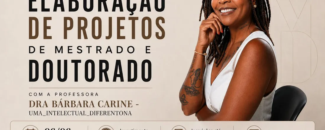 Curso de Elaboração de Projetos de Mestrado e Doutorado - TURMA DE JUNHO