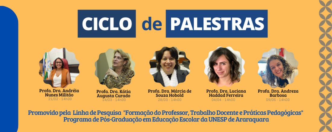 Ciclo de Palestras sobre Formação e Trabalho Docente