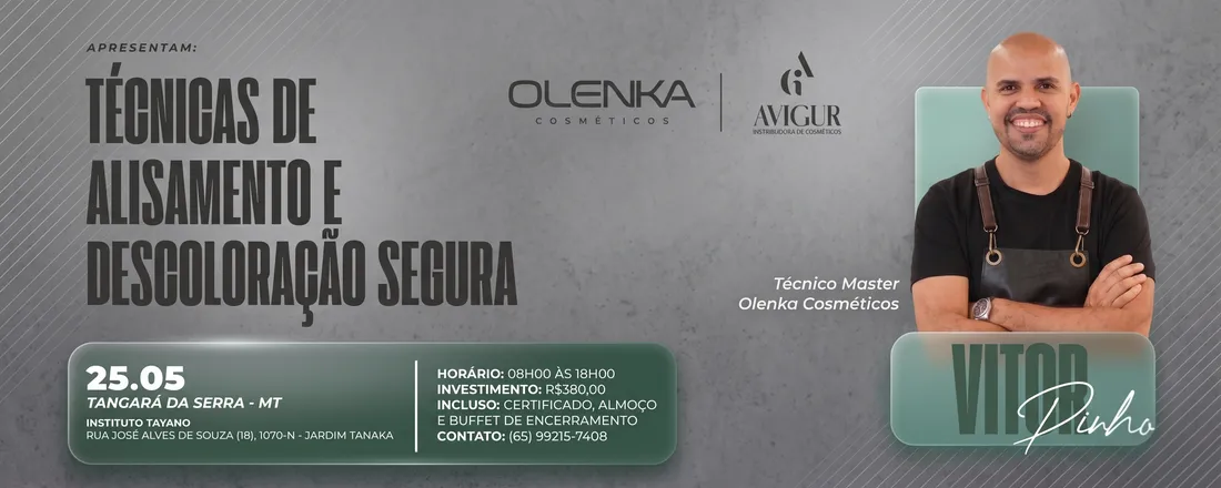 Curso Técnicas de Alisamento e Descoloração Segura 2026