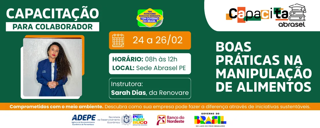 CAPACITA CLABORADOR - BOAS PRÁTICAS NA MANIPULAÇÃO DE ALIMENTOS