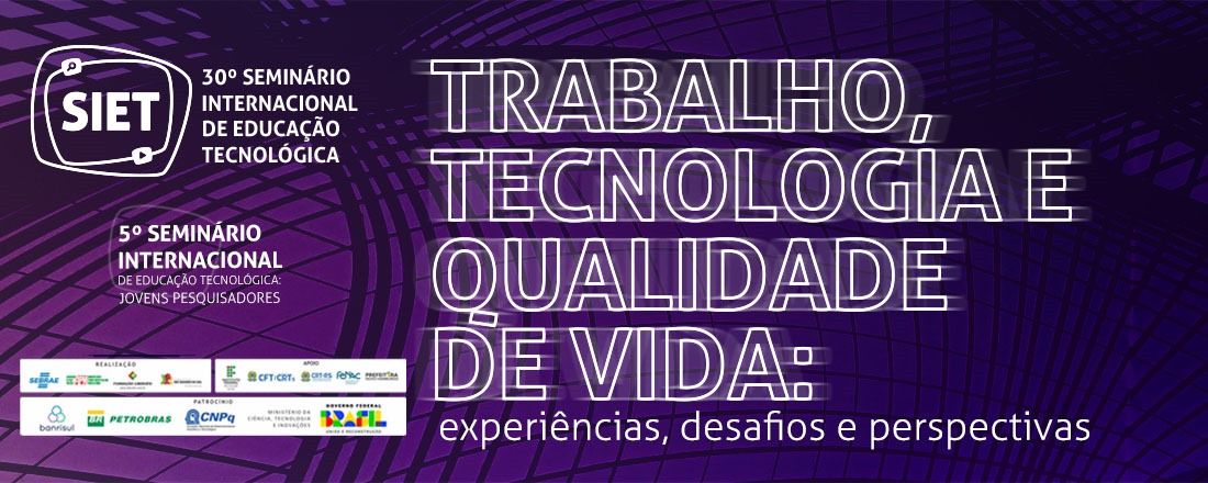 30º Seminário Internacional de Educação Tecnológica