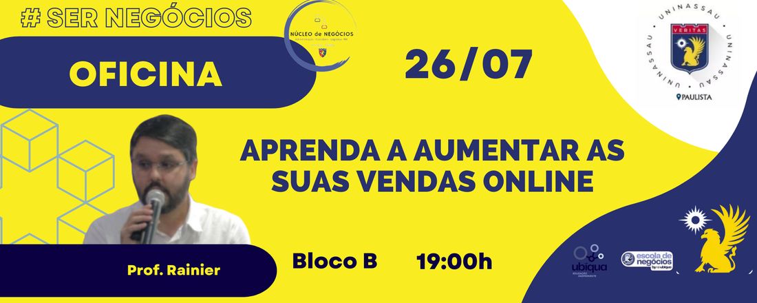 Oficina - Aprenda a aumentar suas vendas Online