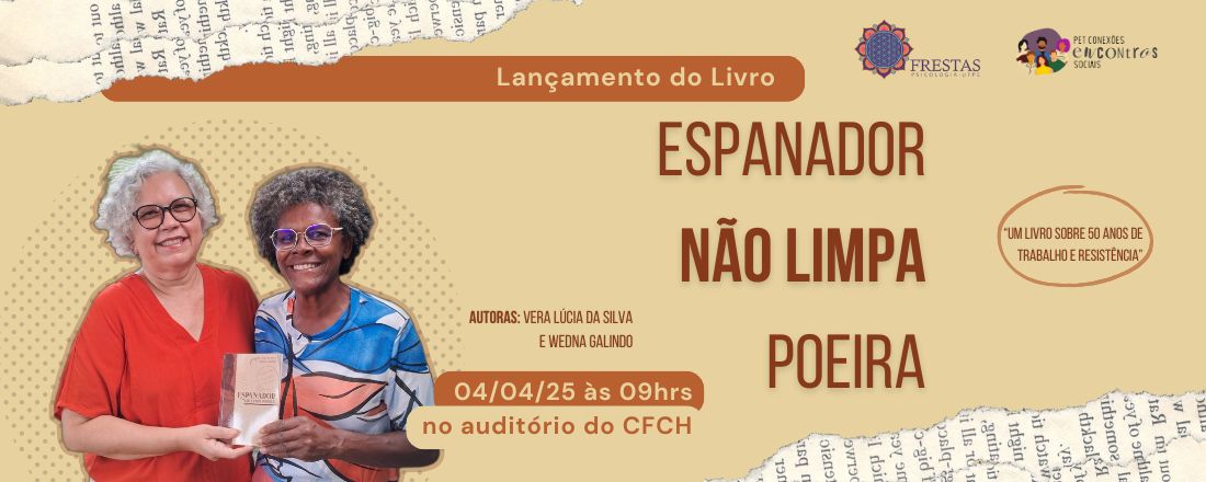 Lançamento do Livro: Espanador não limpa poeira