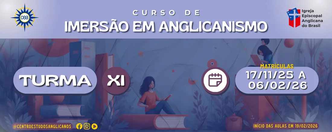 Curso de Imersão em Anglicanismo 2026 - Módulo I - Turma 11