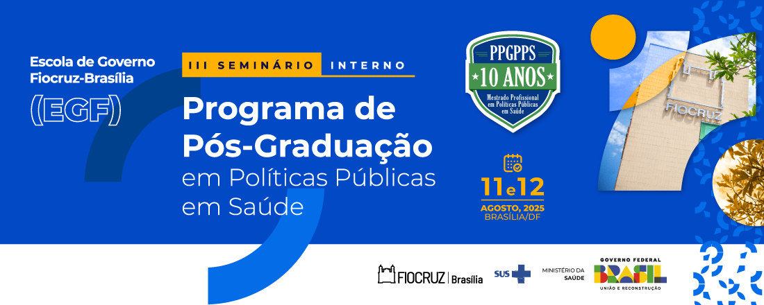 III Seminário Interno do Programa de Pós-Graduação em Políticas Públicas em Saúde