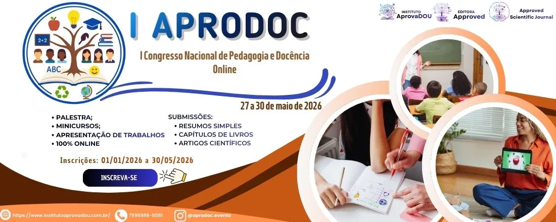 I Congresso Nacional de Pedagogia e Docência online (I APRODOC)