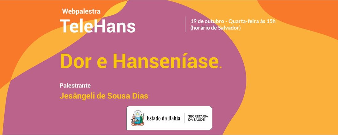 Webpalestra TeleHanse: Dor e Hanseníase