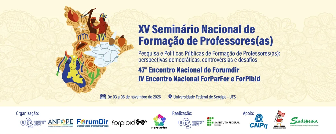 XV Seminário Nacional de Formação de Professores