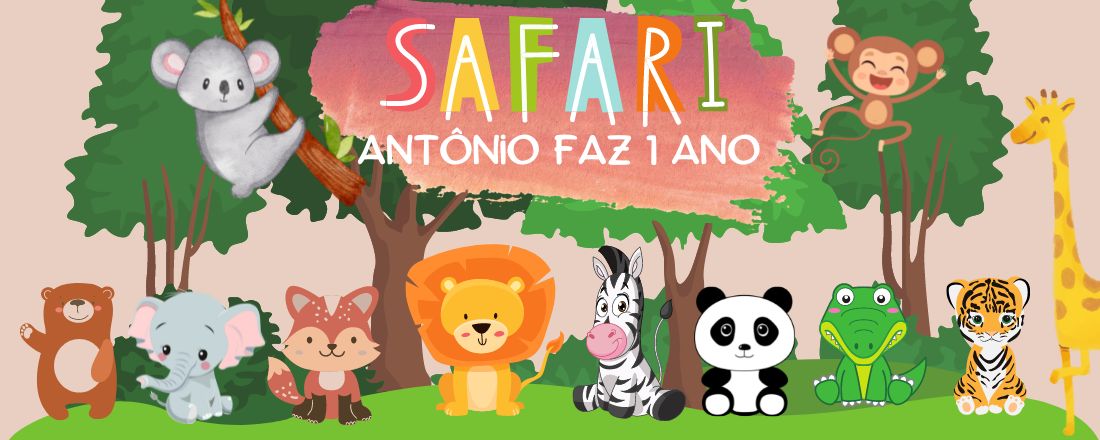 Antônio faz 1 ano!!