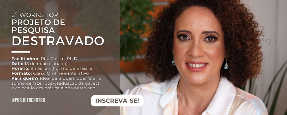 2º Workshop Projeto de Pesquisa Destravado