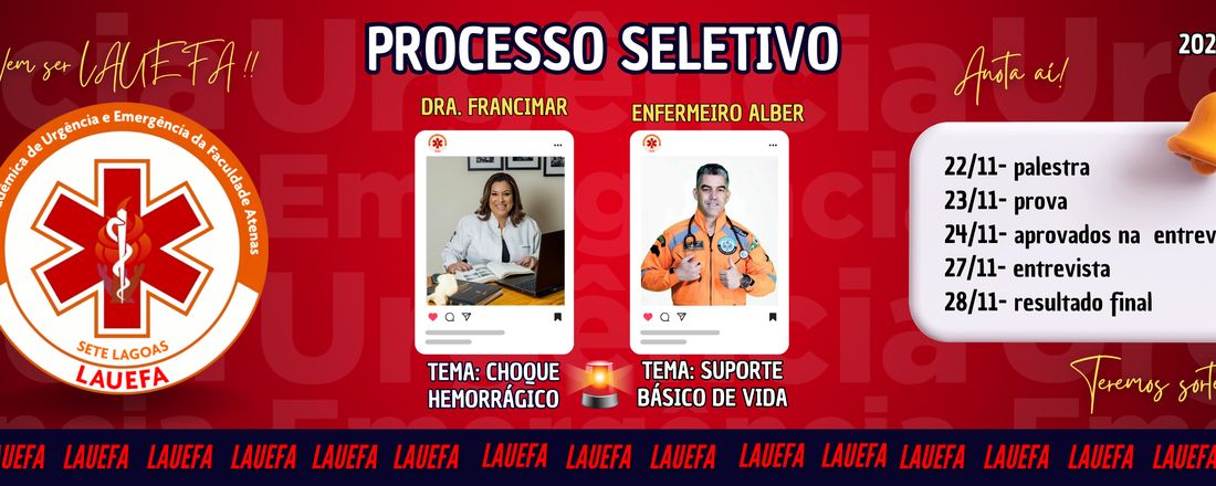 Processo Seletivo LAUEFA 2023 - 2024