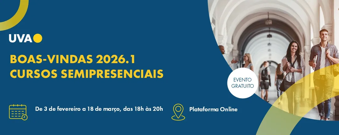 Boas-vindas UVA - 2026.1- Cursos Semipresenciais