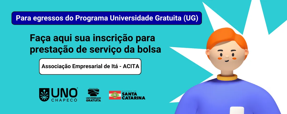 Oportunidade Contrapartida UG (2026/1) -  Associação Empresarial de Itá - ACITÁ