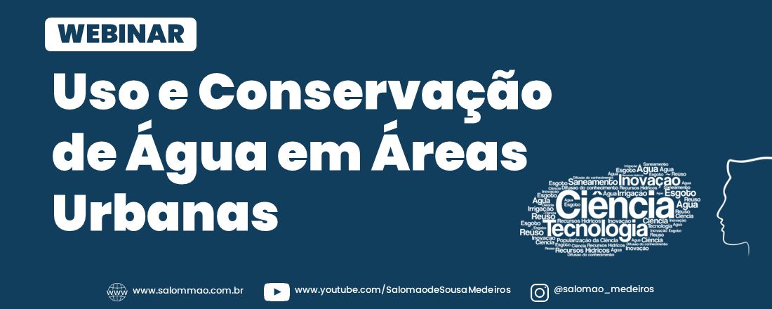 WEBINAR: Uso e Conservação de Água em Áreas Urbanas