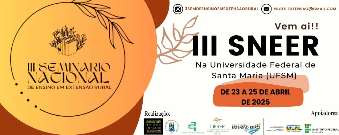 III Seminário Nacional de Ensino em Extensão Rural