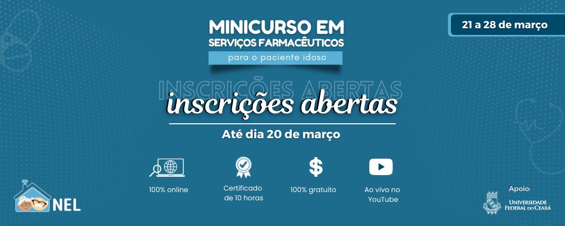 Minicurso em Serviços Farmacêuticos para o paciente idoso