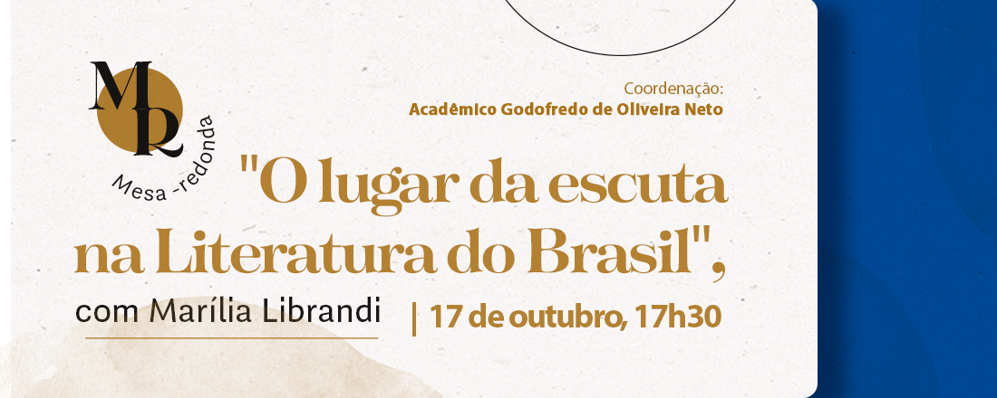 O lugar da escuta na Literatura do Brasil