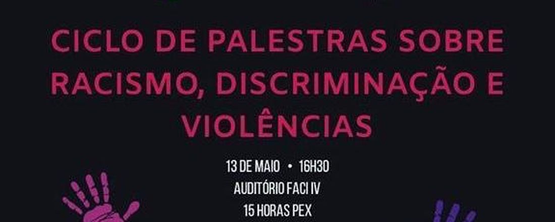 Ciclo de Palestras Sobre Racismo, Discriminação e Violências