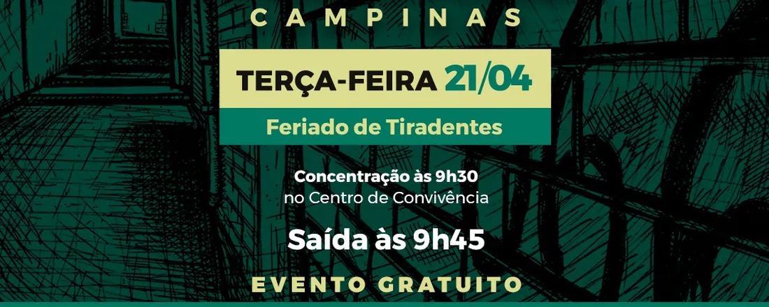 Campinas - 21/04 ás 09: 45 - Caminhada Sobrenatural
