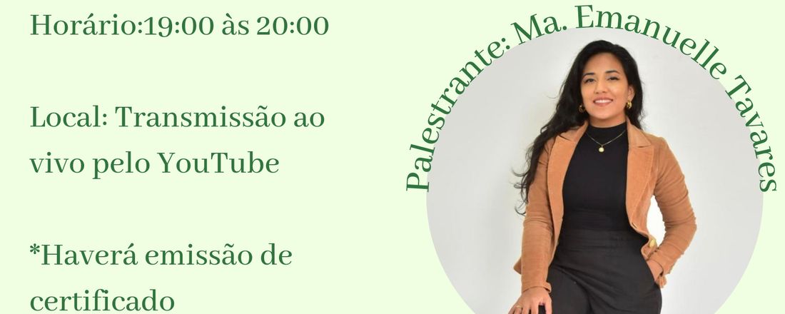 Palestra: extração de plantas e o uso na pesquisa