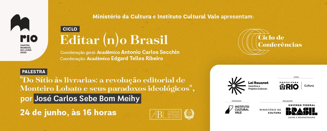 Do Sítio às Livrarias: A Revolução Editorial de Monteiro Lobato e seus paradoxos ideológicos