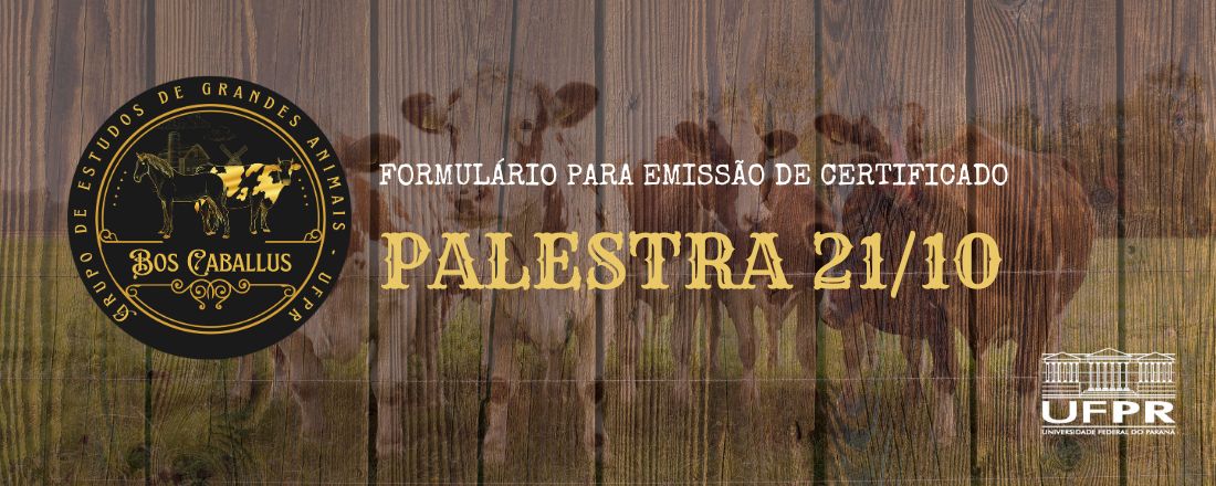 Palestra "Tuberculose no Rebanho Bovino"