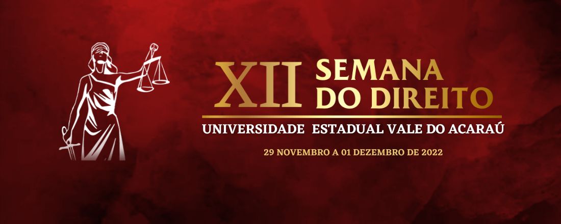 XII Semana do Direito UVA