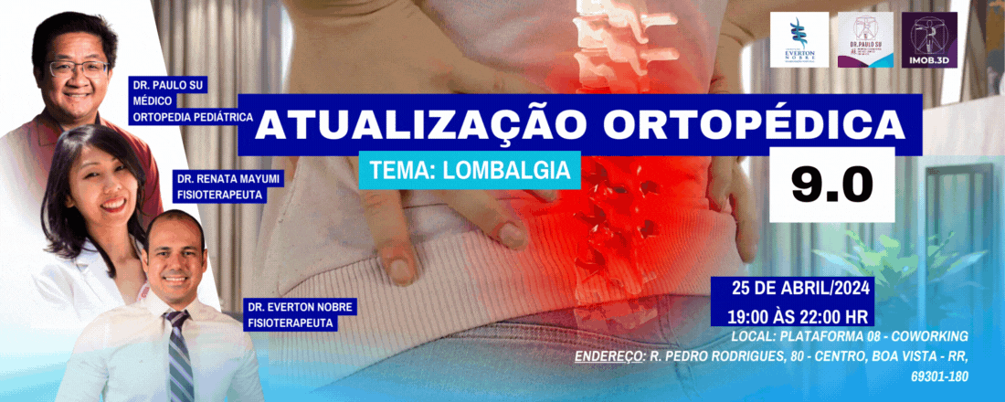 Curso de Atualização Ortopédica 9.0 - Tema: Lombalgia