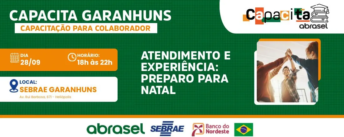 Atendimento e experiência, preparo para o Natal — Garanhuns
