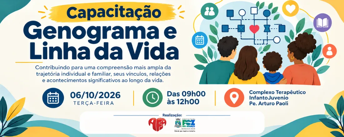Capacitação sobre Genograma e Linha da Vida