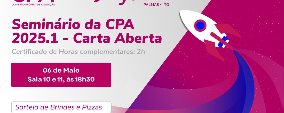 SEMINÁRIO DA CPA 2025. 1 - CARTA-ABERTA