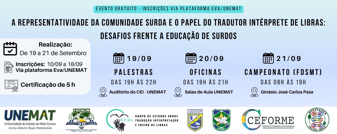 A REPRESENTATIVIDADE DA COMUNIDADE SURDA E O PAPEL DO TRADUTOR INTÉRPRETE DE LIBRAS: DESAFIOS FRENTE A EDUCAÇÃO DE SURDOS