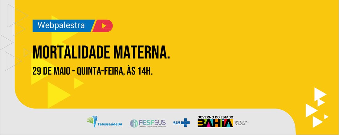 Webpalestra: Mortalidade materna