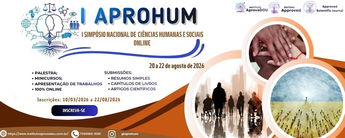 I Simpósio Nacional de Ciências Humanas e Sociais Online (I APROHUM)
