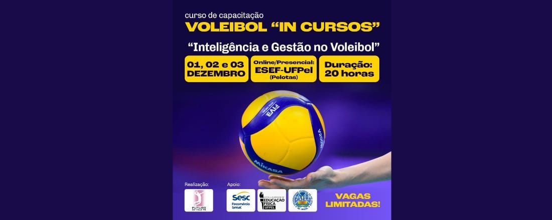 CURSO DE EXTENSÃO - O ENSINO E A APRENDIZAGEM DO VOLEIBOL PELA DIMENSÃO COGNITIVA