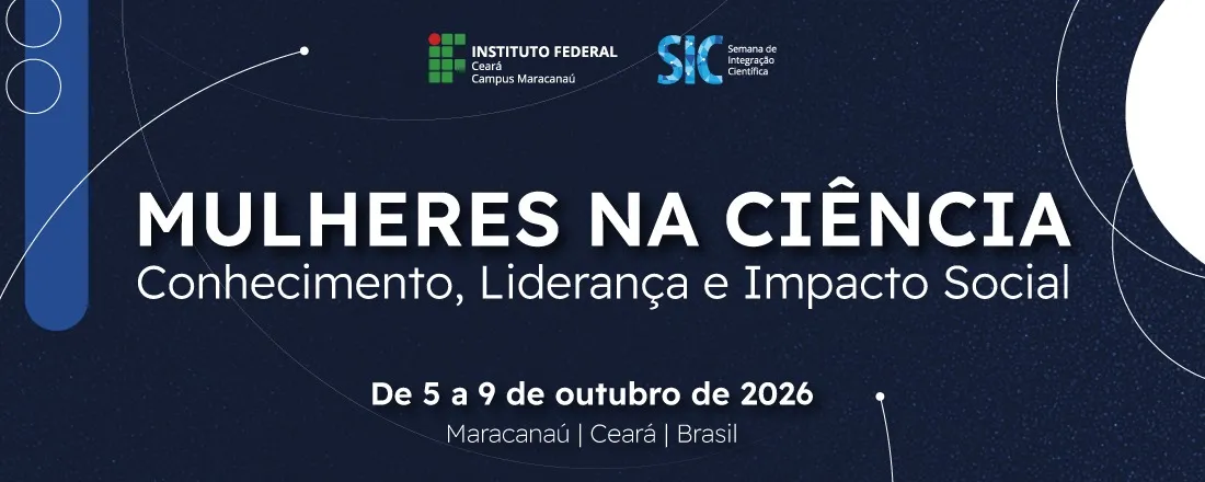 SIC 2026 – Mulheres na Ciência: Conhecimento, Liderança e Impacto Social