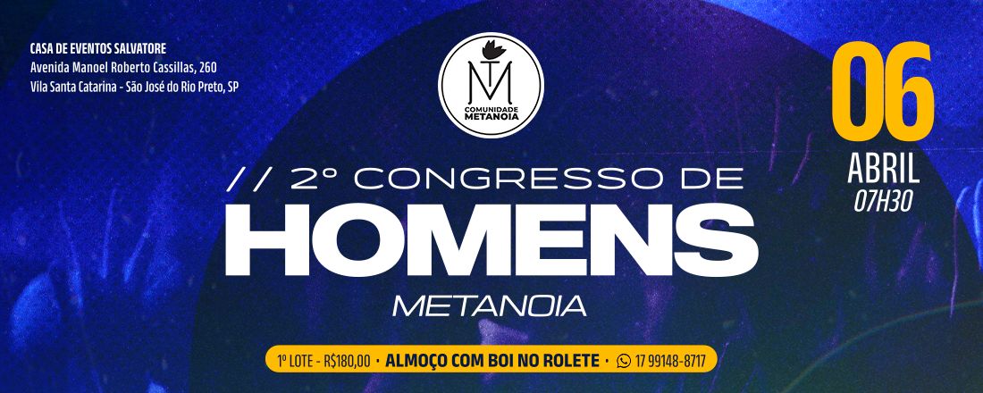 2º Congresso de Homens Metanoia