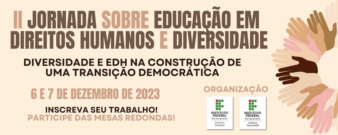 II JORNADA SOBRE EDUCAÇÃO EM DIREITOS HUMANOS E DIVERSIDADE