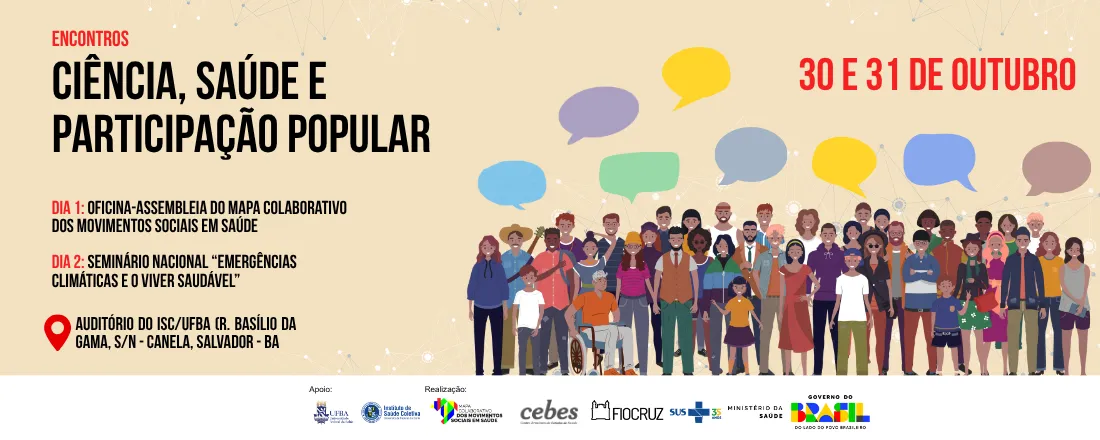 Encontros Ciência, Saúde e Participação Popular