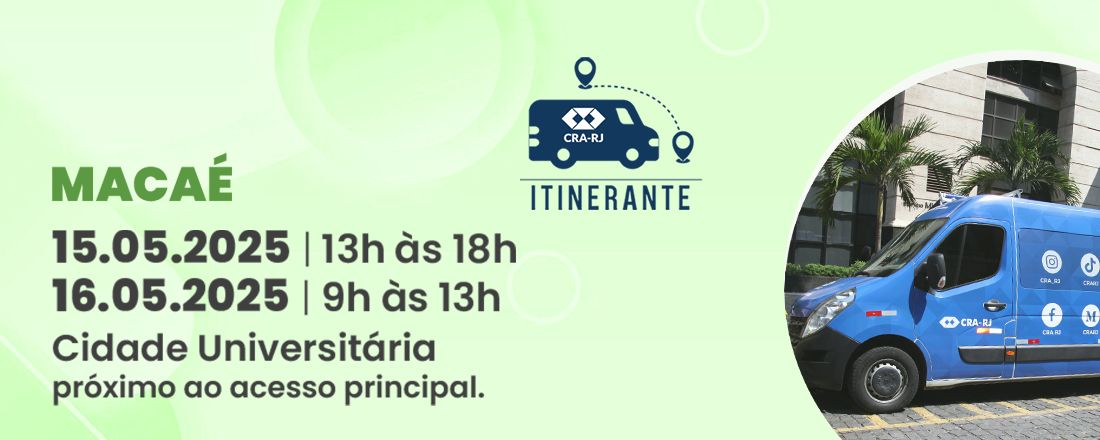 CRA-RJ Itinerante Macaé