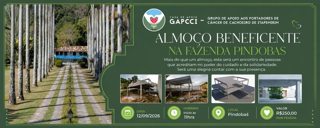 Almoço Beneficente na Fazenda Pindobas
